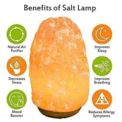 NATURAL HIMALAYAN ROCK SALT LAMP