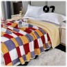 Block Sherpa Throws / Blankets - Queen Size