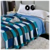 Block Sherpa Throws / Blankets - Queen Size