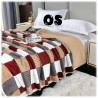 Block Sherpa Throws / Blankets - Queen Size
