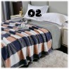 Block Sherpa Throws / Blankets - Queen Size