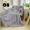 Luxury Leaf Embossed Throw / Blanket - Queen Size