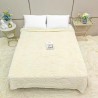 Luxury Leaf Embossed Throw / Blanket - Queen Size