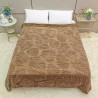 Luxury Leaf Embossed Throw / Blanket - Queen Size