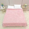 Luxury Leaf Embossed Throw / Blanket - Queen Size