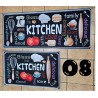 2 Piece 3D Printed Kitchen Mat Set