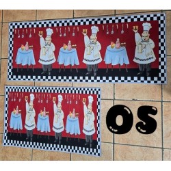 2 Piece 3D Printed Kitchen Mat Set