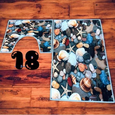 3D Printed 2 Piece Toilet Mat Set