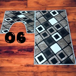 3D Printed 2 Piece Toilet Mat Set