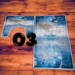 3D Printed 2 Piece Toilet Mat Set