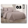 ELEGANT SIMPLE QUEEN 5 PIECE BEDSPREAD SET