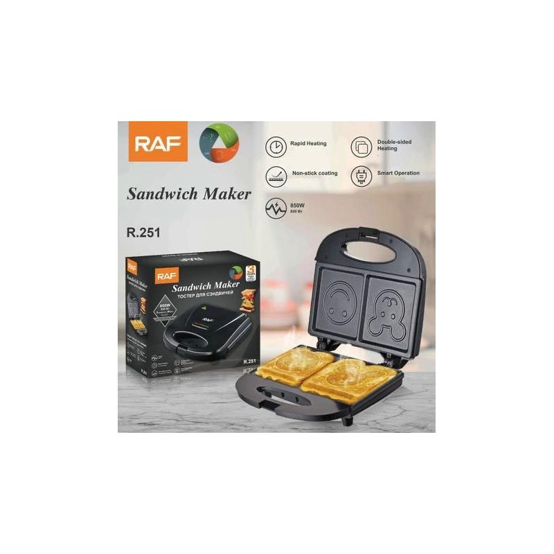 RAF SMILEY-FACE SANDWICH MAKER