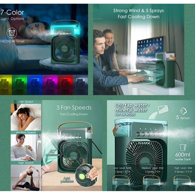 Desktop Cooling Misting Fan