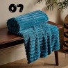 Beautiful Ribbed Fleece Throw / Blanket