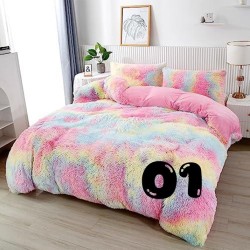 Fluffy Comforter Queen Set