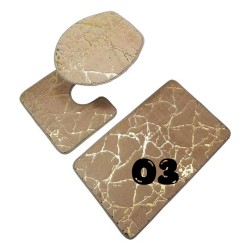 Marble 3 Piece Bathroom Set