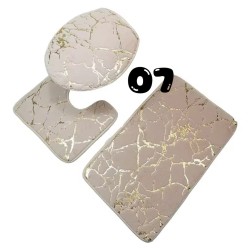 Marble 3 Piece Bathroom Set