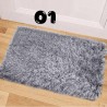 Fluffy or marble effect mats, small rugs