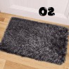 Fluffy or marble effect mats, small rugs