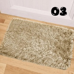 Fluffy or marble effect mats, small rugs