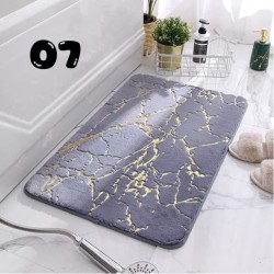 Fluffy or marble effect mats, small rugs