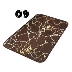 Fluffy or marble effect mats, small rugs