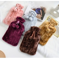 Fluffy Hot Water Bottle and Plush Cover