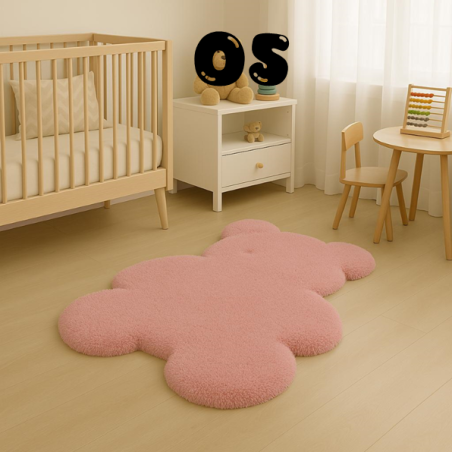 Plush & Fluffy Teddy Shaped Mats/Rugs