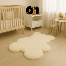 Plush & Fluffy Teddy Shaped Mats/Rugs