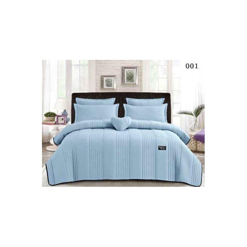 6 Piece King Size Laohoo Quilted Bedspread Set