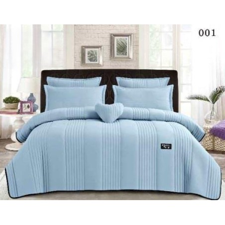 6 Piece King Size Laohoo Quilted Bedspread Set