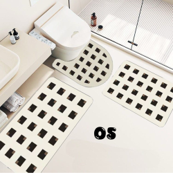 3D Printed Rubber like feel, 3 Piece Bathroom Sets