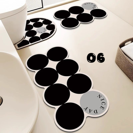 3D Printed Rubber like feel, 3 Piece Bathroom Sets