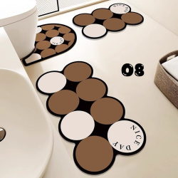 3D Printed Rubber like feel, 3 Piece Bathroom Sets