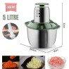 ACKILISS 5L Electric Grinder/Food Processor, now with 6 blades
