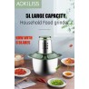 ACKILISS 5L Electric Grinder/Food Processor, now with 6 blades