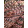 Crocheted Blanket Pinks and Earthy Tones