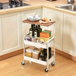 2-IN-1 TROLLEY TABLE