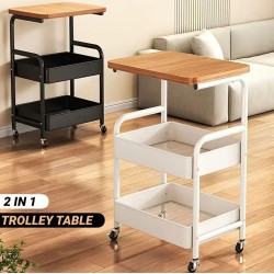 2-IN-1 TROLLEY TABLE