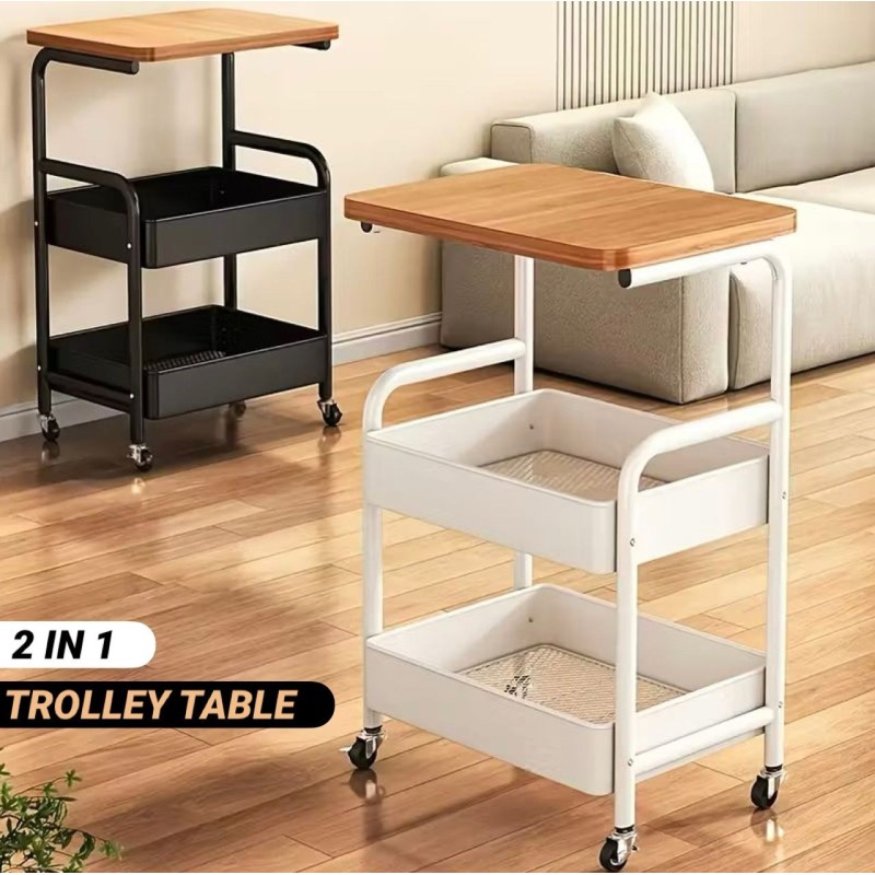 2-IN-1 TROLLEY TABLE