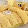 Gorgeous Geometric Style Fleece Queen to King Size Comforter Set