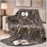 Marble Vein Plush Throw Blanket