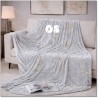 Marble Vein Plush Throw Blanket
