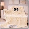 Marble Vein Plush Throw Blanket