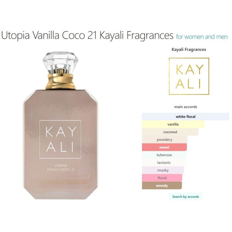 Kayali Utopia Vanilla Coco I 21 Unisex
