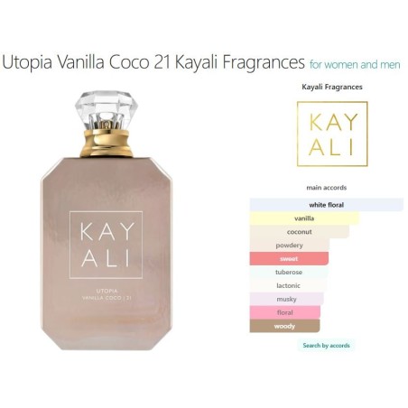 Kayali Utopia Vanilla Coco I 21 Unisex