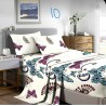 4 Piece Poly Cotton Printed Summer Sheet Set