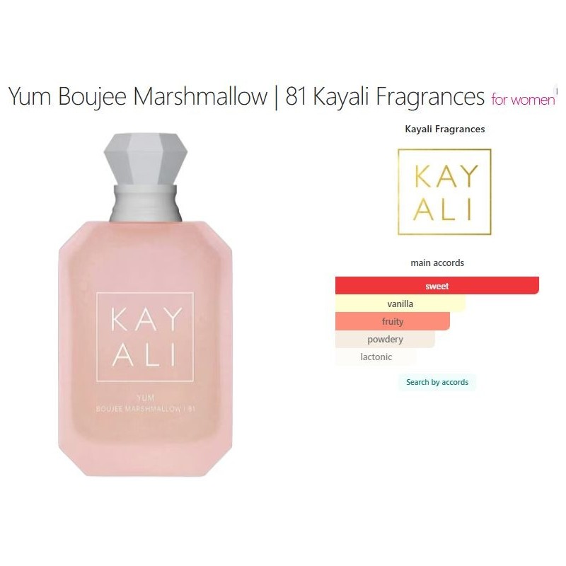 Kayali Yum Bougee Marshmallow I 81 EDP 100ml HER
