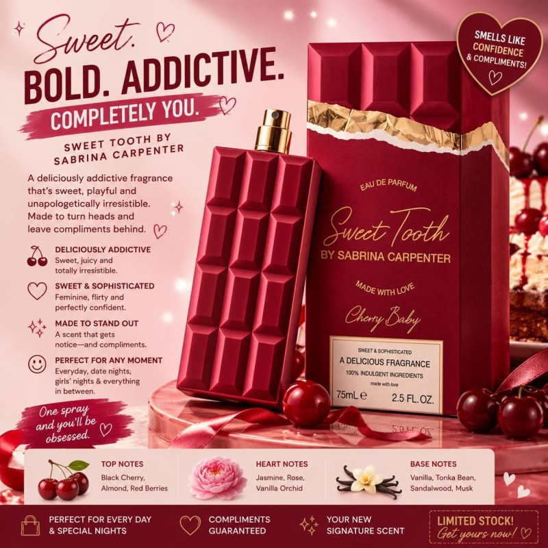 Sweet Tooth Cherry Baby Sabrina Carpenter for women