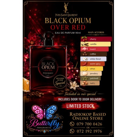 YSL Black Opium Over Red EDP 90ml